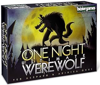 Bezier Games | One Night Ultimate Werewolf | Board Game | Ages 8+ | 3-10 Players | 10 Minutes Playing Time
