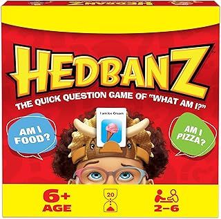Hedbanz 2nd Edition Picture Guessing Board Game Family Games & Kids’ Games for Kids Aged 6 and up