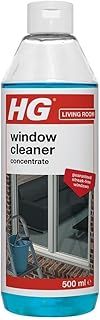 HG Window Cleaner, Professional Super Concentrated Formula for Clean Streak-Free Shine, Used by Professional Window Cleaners - 500ml (297050106)