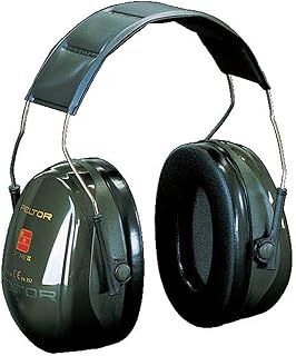 3M PELTOR Optime II Earmuffs, 31 dB, Green, Headband, H520A-407-GQ