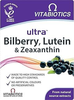 Bilberry, Lutein and Zeaxanthin Tablets, Vitabiotics Ultra