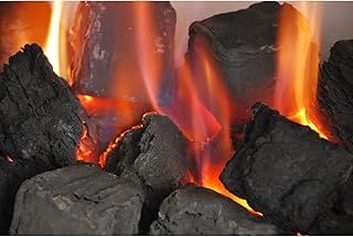 The Stove Wizard 30 Random Mixed Living Flame Gas Fire Ceramic Coals Replacement