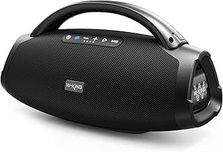W-KING 300W Peak Bluetooth Speaker, Party Portable Speaker with Subwoofer 7.5", BassUp, IPX7 Waterproof, EQ APP, 5-Drives, BT 5.4, Fast Charge, MIC-GTR in, Outdoor Speakers for Camping, Beach, Garden