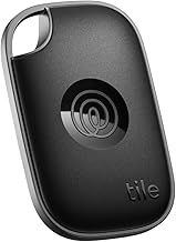 Tile by Life360 Pro (2024) - Powerful Bluetooth Tracker, Key Finder and Item Locator for Keys, Bags and More, Both iOS and Android Compatible, Phone Finder, Pack of 1 (Black)