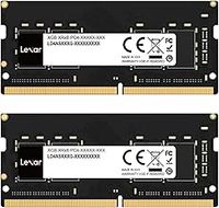 Lexar SODIMM DDR4 RAM 32GB Kit (2 x 16GB), 3200 MHz DRAM, 260-Pin DDR4 SODIMM Laptop Ram, High-Performance SO-DIMM, PC Laptop Computer Memory (LD4S16G32C22ST-BGD)