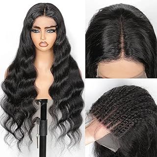 Body Wave 100% Human Hair Wig for Women 180% Density Natural Color Lace Front Wigs Human Hair With Baby Hair Pre plucked Natural Hairline 16 Inch