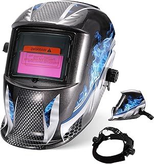 Electrical Welding Helmet Mask, SUNJULY Solar Powered Automatic Welding Helmet Welding Mask, Solar Eclipse Viewing Glasses, Auto Darkening Welding Helmet, for Mig Tig Arc