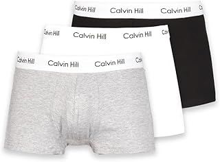 Calvin Hill Men's Boxer Trunk Pack of 3 95% Cotton 5% Spandex, mens boxer Briefs UK