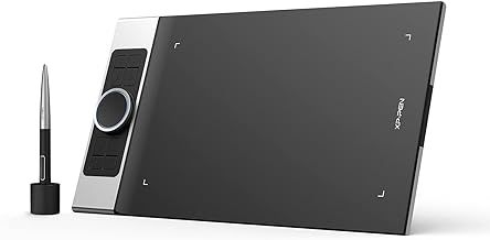 XP-PEN Deco Pro MW Graphic Drawing Tablet 11＂× 6＂ Wireless Pen Tablets for Sketching and Drawing, with 8 Shortcut Keys and 2 Dial Wheels, Supports Windows, Mac OS, Android, Chrome OS and Linux