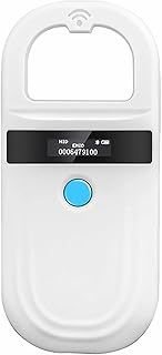 Pet Microchip Scanner Compatible with ISO 11784/11785, FDX-B and ID64 RFID EMID, Rechargeable Animal Microchip Reader for Animals Tracking, RFID Pet Scanner for Identifying Dogs Cats Livestock