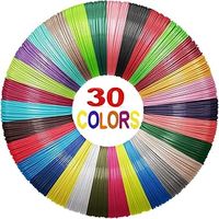 Yungden 3D Pen PLA Filament Refills, 30 Colors 1.75mm 3D Pencil Printing Threads, Each 3 Metres, Total 90 Metres, Compatible with SCRIB3D, MYNT3D, PIKA3D, Jandi, LIHUACHEN, Yummici and WGP Pens