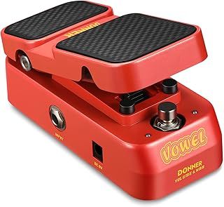 Donner Vowel Mini Active Wah Volume Effect Guitar Pedal 2 in 1