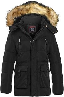 Boys Padded Parka Coat Ages 5 7 8 9 10 11 12 13 16 Years