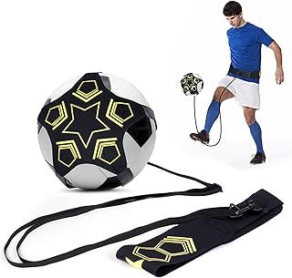 Ainiv Football Training Belt, 5 Claw Football Kick Trainer with Flexible Adjustment Belt, Hands Free Training Aid football Skills Practice for Kids Adults, Training Equipment for Size 3 4 5 Footballs