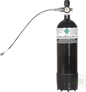 MDE 5 Litre 300 Bar PCP Pre Charged Airgun Air Rifle Gun Filling Kit With Gauge, Valve, Hose & Boot **Supplied Empty