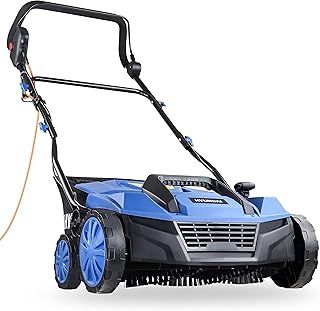 Hyundai 1600W 15'' 38cm Artificial Grass Sweeper Multi-use Brush 45 Litre Collection Bag 5 adjustable sweeping heights 3 Year Warranty