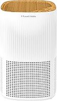 Russell Hobbs Air Purifier for Bedroom Home 100m ³/h CADR, 99.95% Carbon Filter Captures Bacteria, Allergies Odour, Dust, LED Display, Clean Air Mini Aroma White Scandi Wood Effect RHAP1032WDW