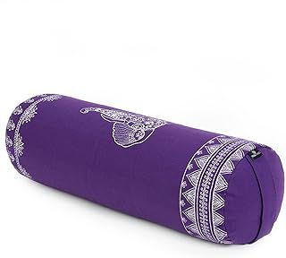 Yoga Studio Organic Buckwheat Designed Round Bolsters - Nature Collection