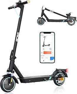 RCB R17 Electric Scooter, Max 25 km/h, 350W Motor, 8.5'' Solid Tires, APP Control, Max Load 120 kg, 3 Speed Modes Foldable Electric Scooter, Double Brake, Double Shock Absorbers