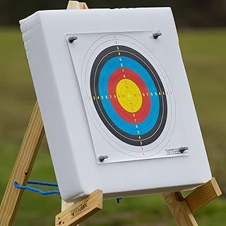 60x60cm Archery Self Healing Foam Target Board + 20 Paper Faces