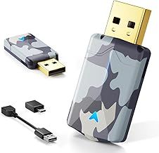 2-in-1 Mini CarPlay & Android Auto Wireless Adapter UK with Fast, Stable Connection, Wired to Wireless Android Auto Adapter UK, Compatible with Android 10+ & Cars from 2016