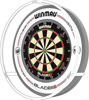 WINMAU Plasma Dartboard Light Range - Original Black Plasma Light | Plasma Ice White Light | Professional Darts Accessories | Available individually or as part of a bundle set
