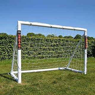 Amazon Exclusive Football Flick Goal - All weather - 70mm Extra thick uPVC - football goal for gardens, Integrated locking system, 4 (6x4, 8x4, 8x6, 12x6)