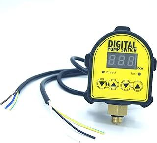 KATSU Automatic Water Pump Pressure Control Switch 220V Adjustable Electronic Intelligent Pressure Controller, for Water Booster Pump, Air Pump, Water Oil Compressor 151025