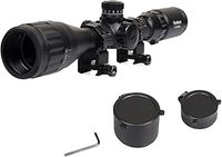 Goetland Air Rifle Scope 3-12x40 AO Red Green Blue Illuminated Crosshair SFP Mounts for Air Gun Airsoft Crossbow Hunting Tactical