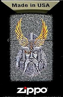 Zippo Lighter, Viking Brass, 5.5 x 3.5 x 1 cm