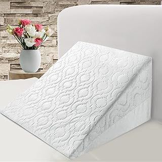 Pinkfairy Orthopedic Bed Wedge Pillow for Back Support & Acid Reflux Relief – 51x46x28cm, Ideal for Pressure Relief, Relaxation, Sitting, and Reading