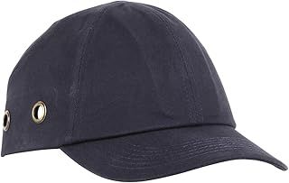 Blackrock Navy Bump Cap, Safety Caps Mens Womens Unisex, Hard Hat, For Construction, Builder, One Size Adjustable Strap, HDPE Protection With Soft Inner Padding, Baseball Style, EN812:2012