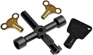 Merriway® BH00936 (4 Pcs) Workshop Assortment of Radiator and Meter Utility Keys - Pack of 4 Pieces