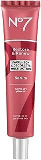 No7 Restore & Renew FACE, NECK & D�COLLET� MULTI ACTION Serum 75ml