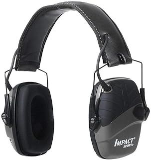 Howard Leight by Honeywell Impact Sport Sound Amplification Electronic Shooting Earmuff, Black