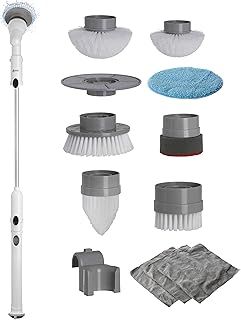 4YourHome High Power Rechargeable Cordless Turbo Spin Scrubber Cyclone Cleaning Brush 7.4V Li-ion