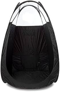 Black Pop Up Spray Tanning Tent - Professional Mobile Spray Tan Cubicle
