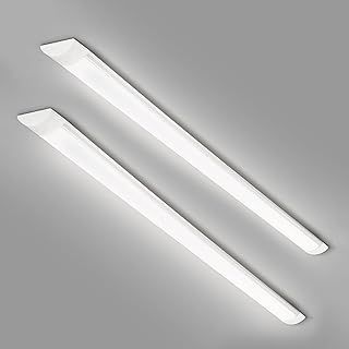 T&K TO-KING 2-Pack 4FT LED Batten Light,40W 4000LM 4000K, Surface/Ceiling Mount, 130° Beam Angle, for Shop/Office/Garage/Warehouse/Kitchen/Living Room