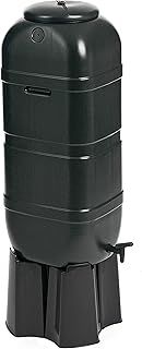 British Made 100L Litre Slimline Garden 3 Piece Water Butt Rain Tank Kit With Stand & Filler Strong Plastic
