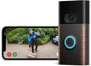 Ring 2nd Gen Video Doorbell in Venetian Bronze | Wireless 1080p HD Security Camera with Easy Battery-Powered Installation, Wi-Fi Connectivity | 30-Day Free Trial of Protect Plan | Alexa-Compatible