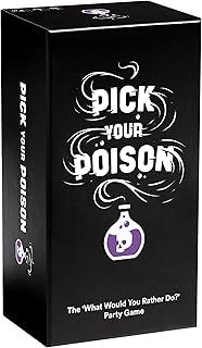 PICK YOUR POISON Card Game - The “What Would You Rather Do?” Party Game for All Ages - Family Edition