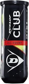DUNLOP Tennis Ball Club All Court - for Clay, Hard Court and Grass