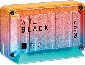 WD_BLACK D30 1TB Game Drive SSD for Xbox Summer Collection, SSD for Xbox storage expansion, ssd external drive, transfers speeds up to 900MB's, compatible Xbox Series X|S, 1 month Xbox Game Pass
