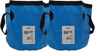 Folding Bucket 20L - "PHIL" (2PK) (Black)