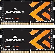 Pinnacle 32GB KIT(2x16GB) DDR4 3200MHz (or 2933MHz or 2666MHz) PC4-25600 Non-ECC Unbuffered 1.2V CL22 2Rx8 Dual Rank 260 Pin SODIMM Laptop Notebook PC Computer Memory RAM Module Upgrade