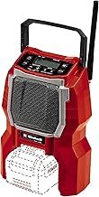 Einhell Power X-Change 18V Cordless Radio - 10W Speaker, Bluetooth, FM/AM Auto Search Function, Illuminated LCD Display Work Radio - TC-RA 18 Li BT Solo Site Radio (Battery Not Included)