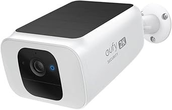 eufy Security S230 SoloCam (SoloCam S40) Solar Security Camera Outdoor Wireless, Battery Camera, Integrated Solar Panel, Spotlight Camera, 2K Resolution, 2.4 GHz Wi-Fi, No Monthly Fee
