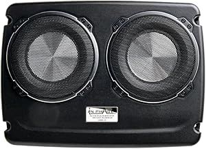 In Phase USW12 Car Audio 600W 12" Underseat Ultra Slim Compact Active Subwoofer System, Die-Cast Aluminium