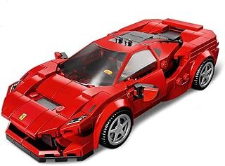 LEGO Speed Champions Ferrari F8 Tributo Toy Racing Car with Driver Minifigure, Race Cars Building Sets 76895