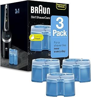 Braun Clean and Renew Refill Cartridges CCR, 3 Pack